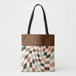 Neutrales Personalisiertes Monogramm der geschliff Tasche