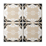 Neutrales Schwarz und Beige kompliziert Fliese<br><div class="desc">Stilvoll,  raffiniert und hübsch,  verleihen diese Fliesen jedem Zimmer eine gewisse Eleganz. Das Design ist von portugiesischen Fliesen Inspiriert,  aber durchaus interessant,  um den zahlreichen Dekostilen gerecht zu werden. Ideal für Gäste mit modernem Bauernhaus und Vintagen Zuhause.</div>
