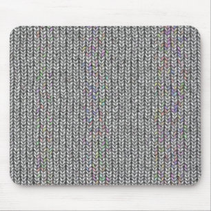 neutrales Strickwerk Mousepad