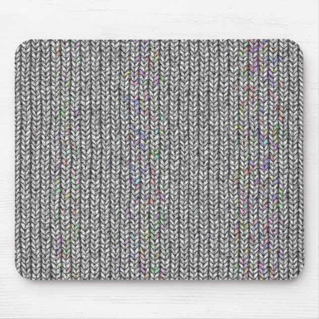 neutrales Strickwerk Mousepad (Vorne)