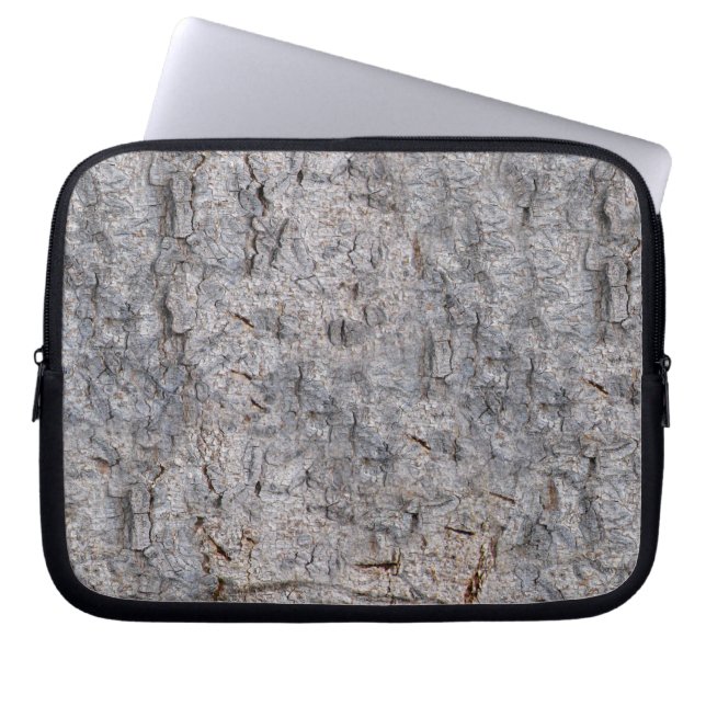 Neutrales tropisches Baum-Barken-Foto Laptopschutzhülle (Vorderseite)