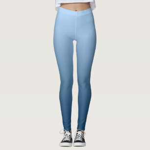 Neutrales und schlichtes Steigungs-Blau Leggings