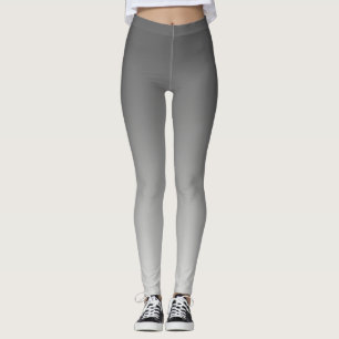 Neutrales und schlichtes Steigungs-Grau Leggings