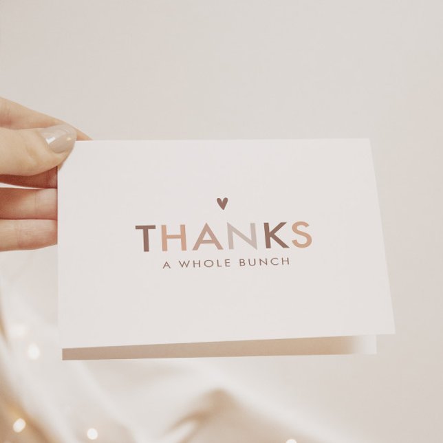 Neutre moderne Carte de remerciements neutre pour  (Créateur téléchargé)