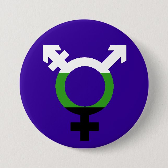 Neutrois Flag Trans Symbol Button (Vorderseite)
