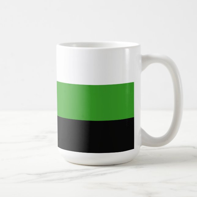 Neutrois Pride Flag Kaffeetasse (Rechts)