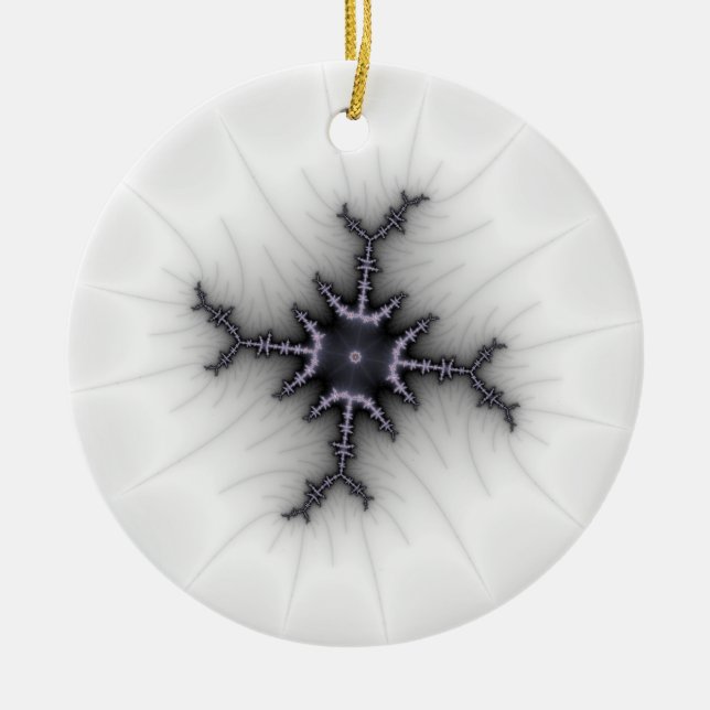 Neutron Star - Fractal Art Keramikornament (Vorne)