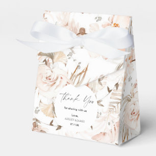 Neutronenbeige, eleganter Blumengarten Geschenkschachtel