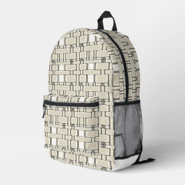 Neutronencreme Bedruckter Rucksack