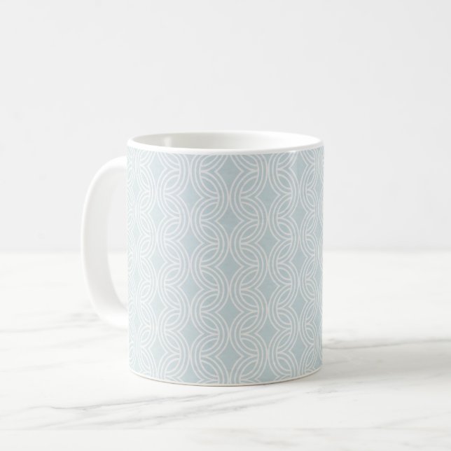 Neutronengeometrischer, weicher Regenbogen Kaffeetasse (Vorderseite Links)
