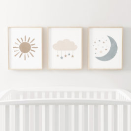 Neutronenmoon Sun Boy Kinderzimmer Decke Bilderwand Sets