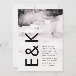 Neutronenschwarze Hochzeit Einladung