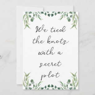 Neuvermählte - Bekanntmachungen Einladung