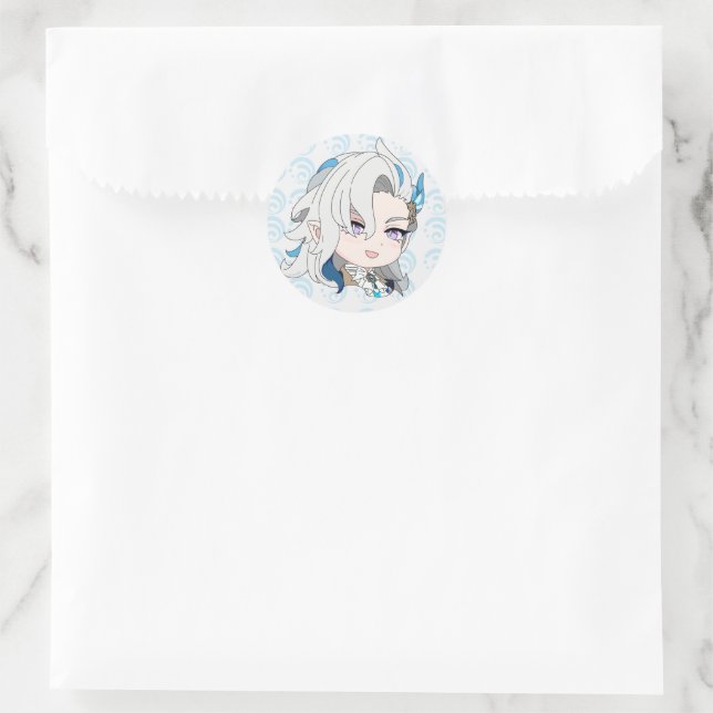 Neuvillette Aufkleber Genshin Impact (Tasche)