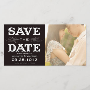 NEUVINTAG SAVE THE DATE FOTOKARTE