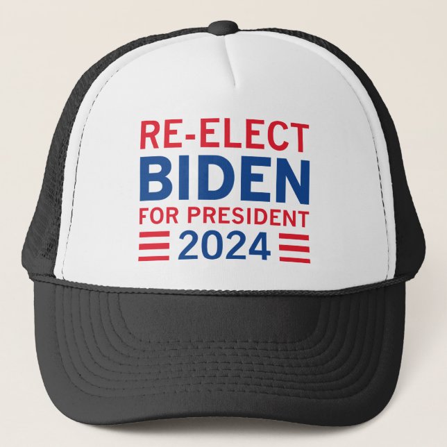 Neuwahl Biden 2024 Truckerkappe (Vorderseite)