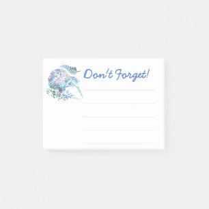 NEUZEALAND KIWI PAUA POST-IT NOTES KLEBEZETTEL