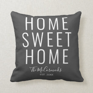 Neuzucht Zuhause Sweet Zuhause Gray Kissen