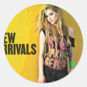 Neuzugang Runder Aufkleber