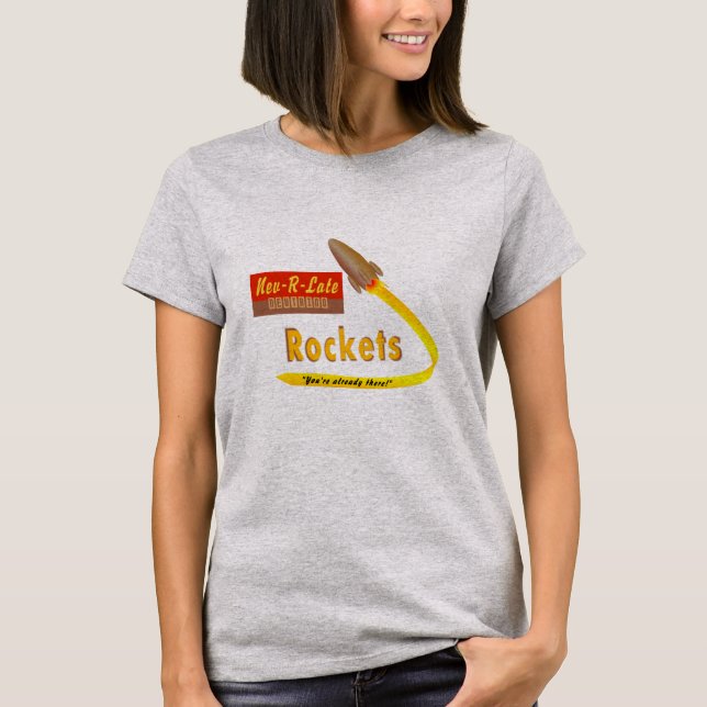 Nev-R-Late Neutrino-Raketen - Shirt (Vorderseite)