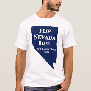 Nevada 2024 blau wählen T-Shirt