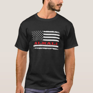 Nevada American Flag Alkali USA Patriotic Souvenir T-Shirt