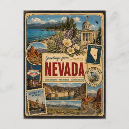 Nevada Authentische Vintage-Postkarte Postkarte