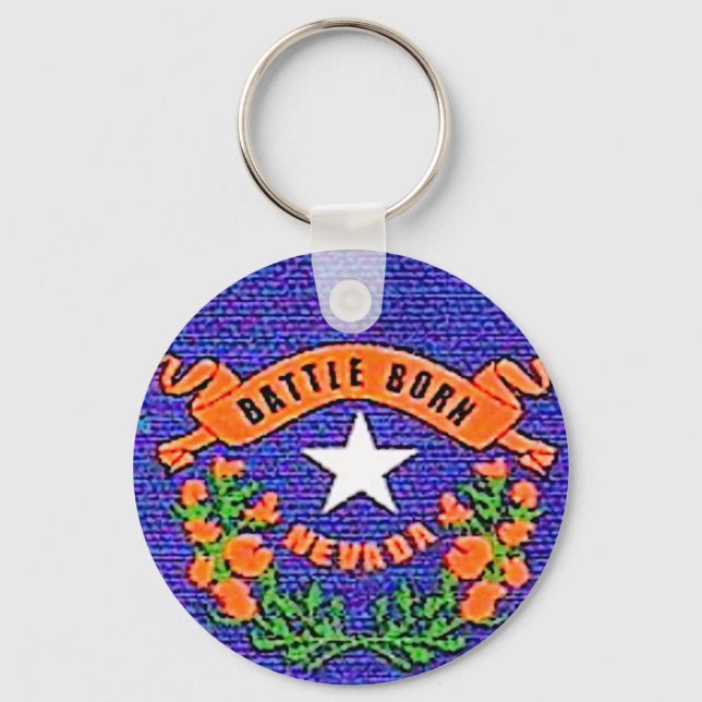 Nevada Battle Geboren Schlüsselanhänger (Vorderseite)
