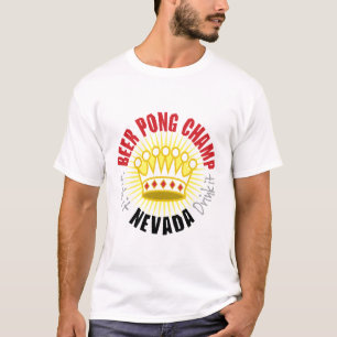 Nevada-Bier Pong Champions-T - Shirt