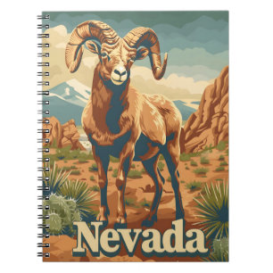 Nevada Bighorn Sheep Notizblock
