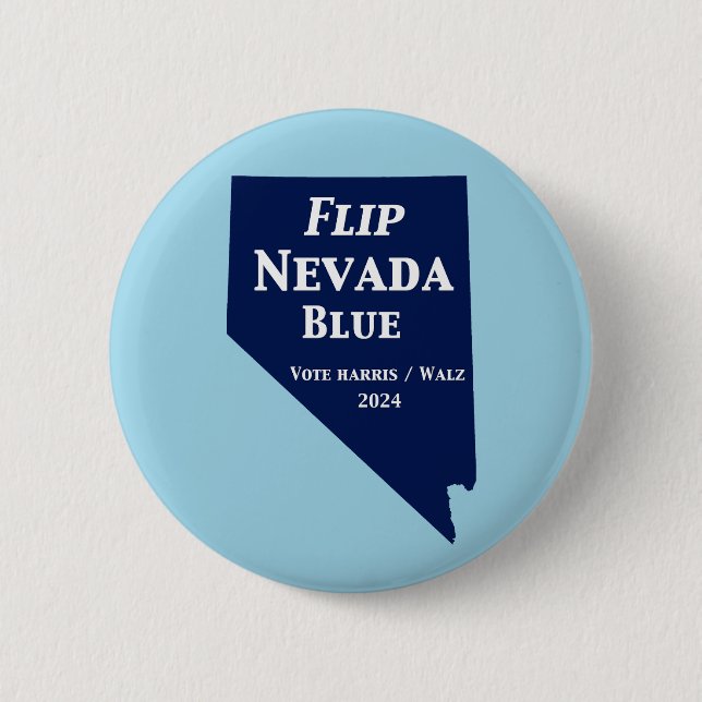Nevada Blue im Jahr 2024 gedreht Button (Vorderseite)