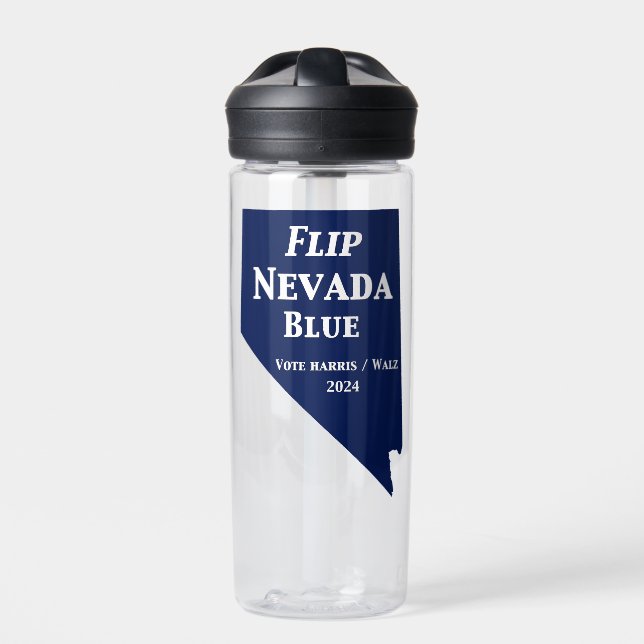 Nevada Blue im Jahr 2024 gedreht Trinkflasche (Vorderseite)