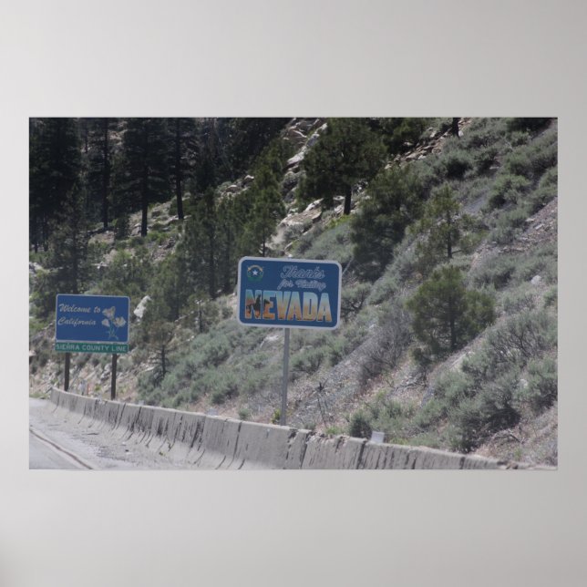 Nevada-Cailforinia Poster (Vorne)