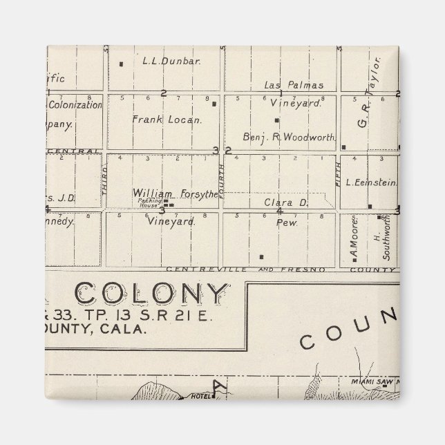 Nevada Colony Magnet (Vorne)