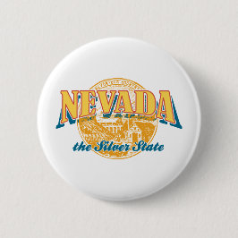 Nevada - Der Silberner Staat Button