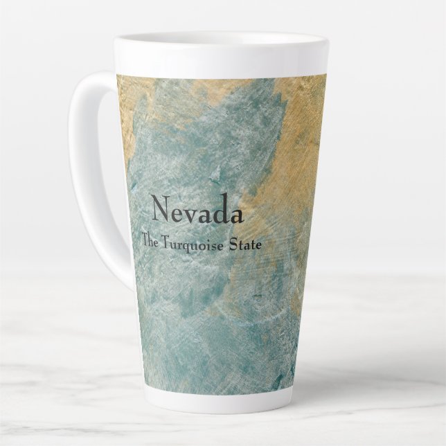 Nevada Der türkisfarbene Staat Milchtasse (Linke Ecke)