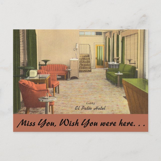 Nevada, El Patio Hotel, Las Vegas Postkarte (Vorderseite)