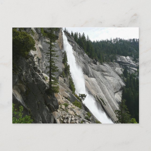 Nevada Falls at Yosemite National Park Postkarte (Vorderseite)