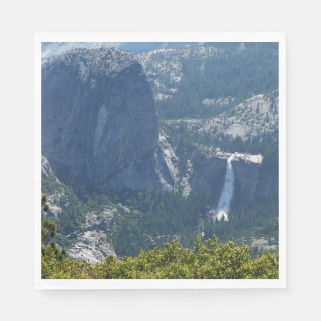 Nevada Falls from Panorama Trail Yosemite Serviette (Vorderseite)