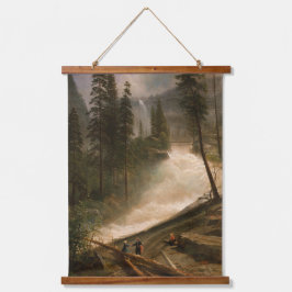 Nevada Falls, Yosemite Tapestry Wandteppich Mit Holzrahmen