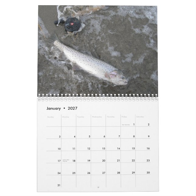 NEVADA-FISCHEN 2011 KALENDER (Jan 2027)
