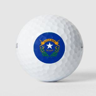 NEVADA FLAG GOLFBALL