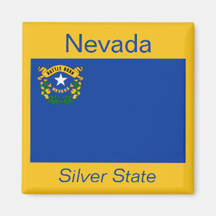 Nevada Flag Magnet