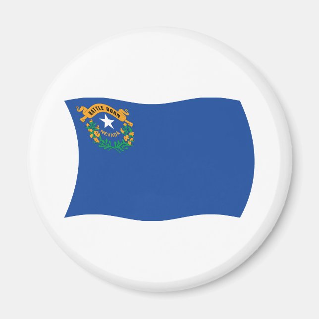 Nevada Flag Magnet (Vorne)