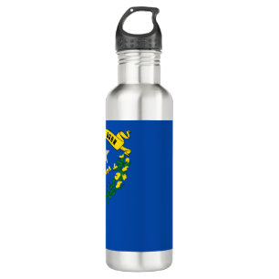 Nevada-Flagge Edelstahlflasche