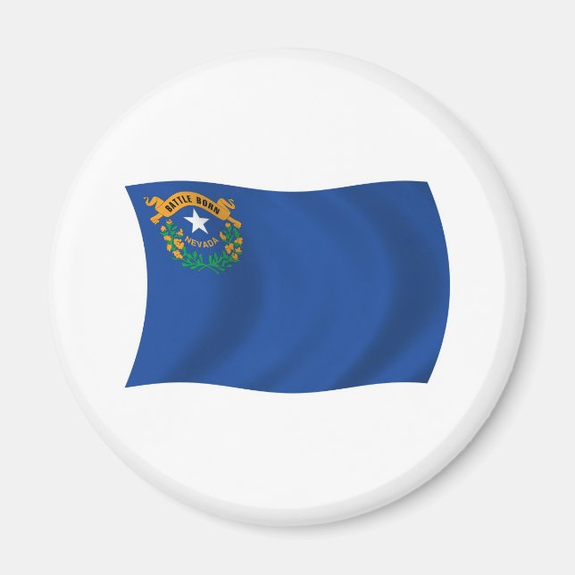 Nevada-Flagge-Magnet Magnet (Vorne)