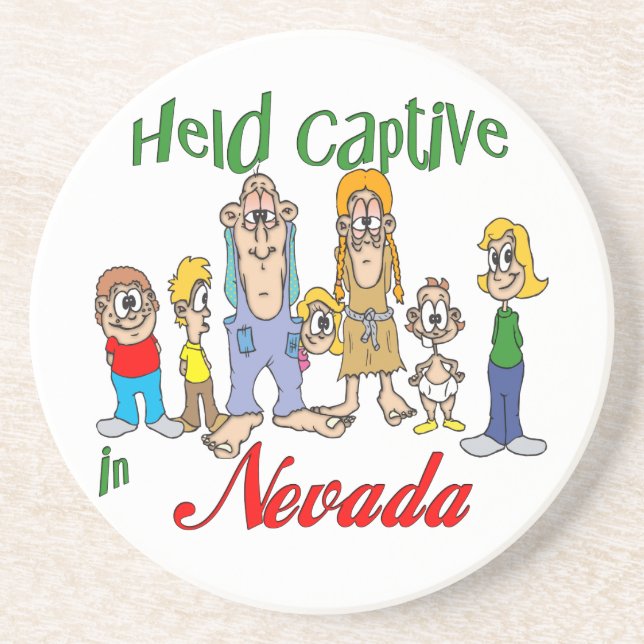 Nevada Funny Trailer Park Dessous de verre Sandsto (Devant)