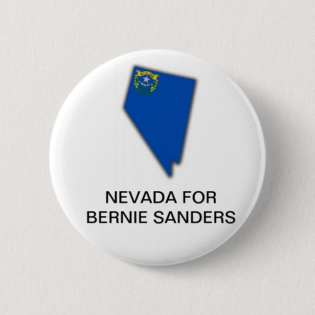 NEVADA für BERNIE SANDERS 2020 Button (Vorderseite)