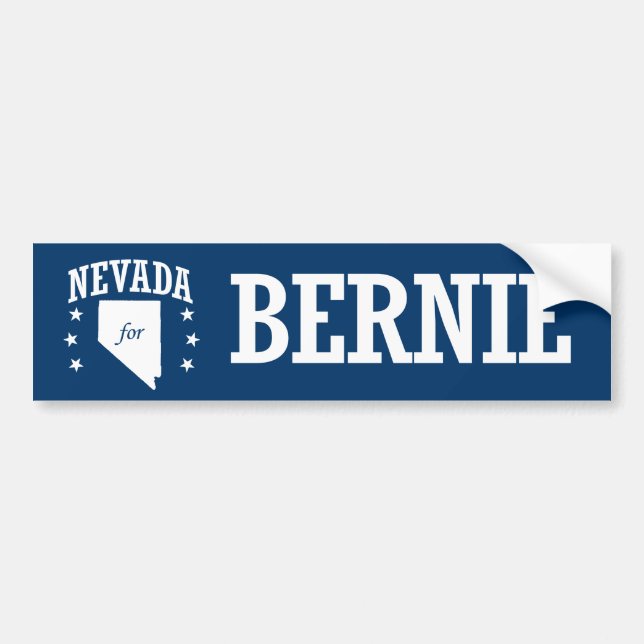 NEVADA FÜR BERNIE-SANDPAPIERSCHLEIFMASCHINEN AUTOAUFKLEBER (Vorne)