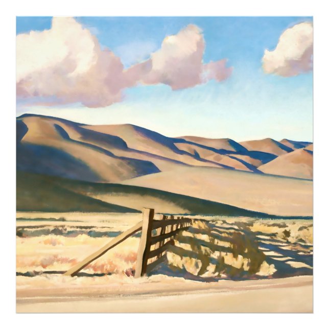 "Nevada Hills" von Maynard Dixon Fotodruck (Vorne)